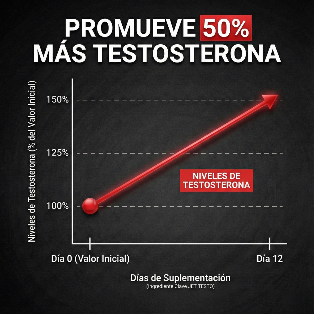 JET TESTO 60 CAPS. (Elevador de Testosterona)