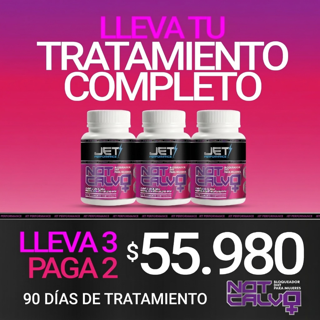 NOT CALVO FEMENINO 60 CAPS. (bloqueador de DHT)