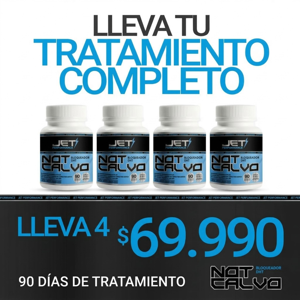 NOT CALVO 90 CAPS. (Bloqueador de DHT)