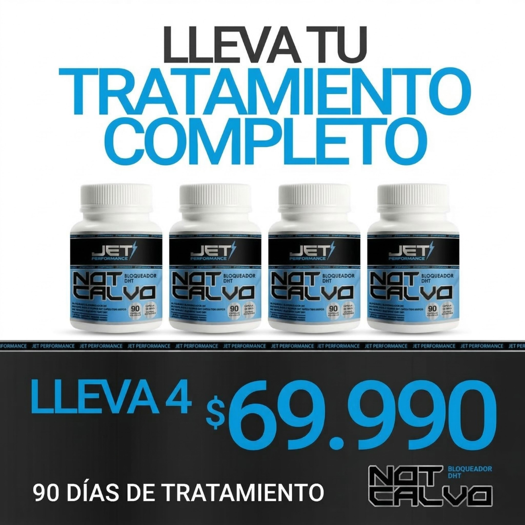 NOT CALVO 90 CAPS. (Bloqueador de DHT)