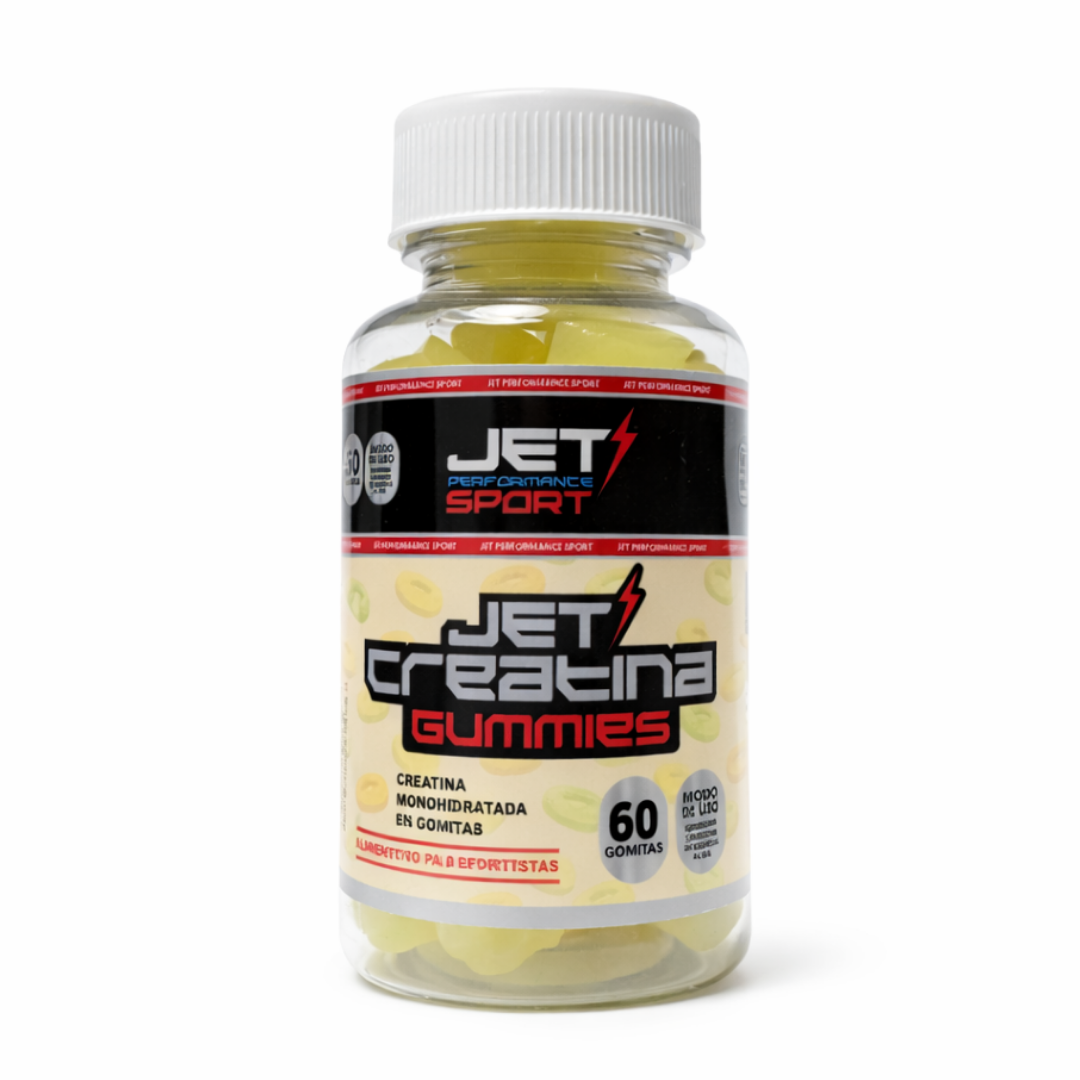 JET CREATINA GUMMIES. (Creatina Monohidratada en Gomitas)