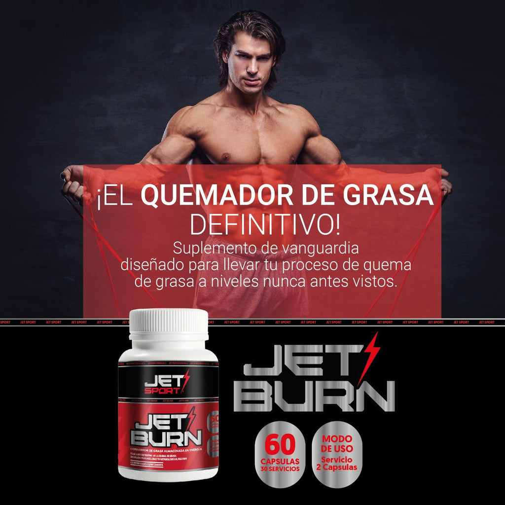 JET BURN 60 CAPS (Quemador de Grasa) - JET PERFORMANCE