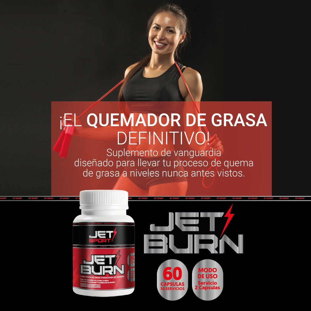 JET BURN 60 CAPS (Quemador de Grasa) - JET PERFORMANCE