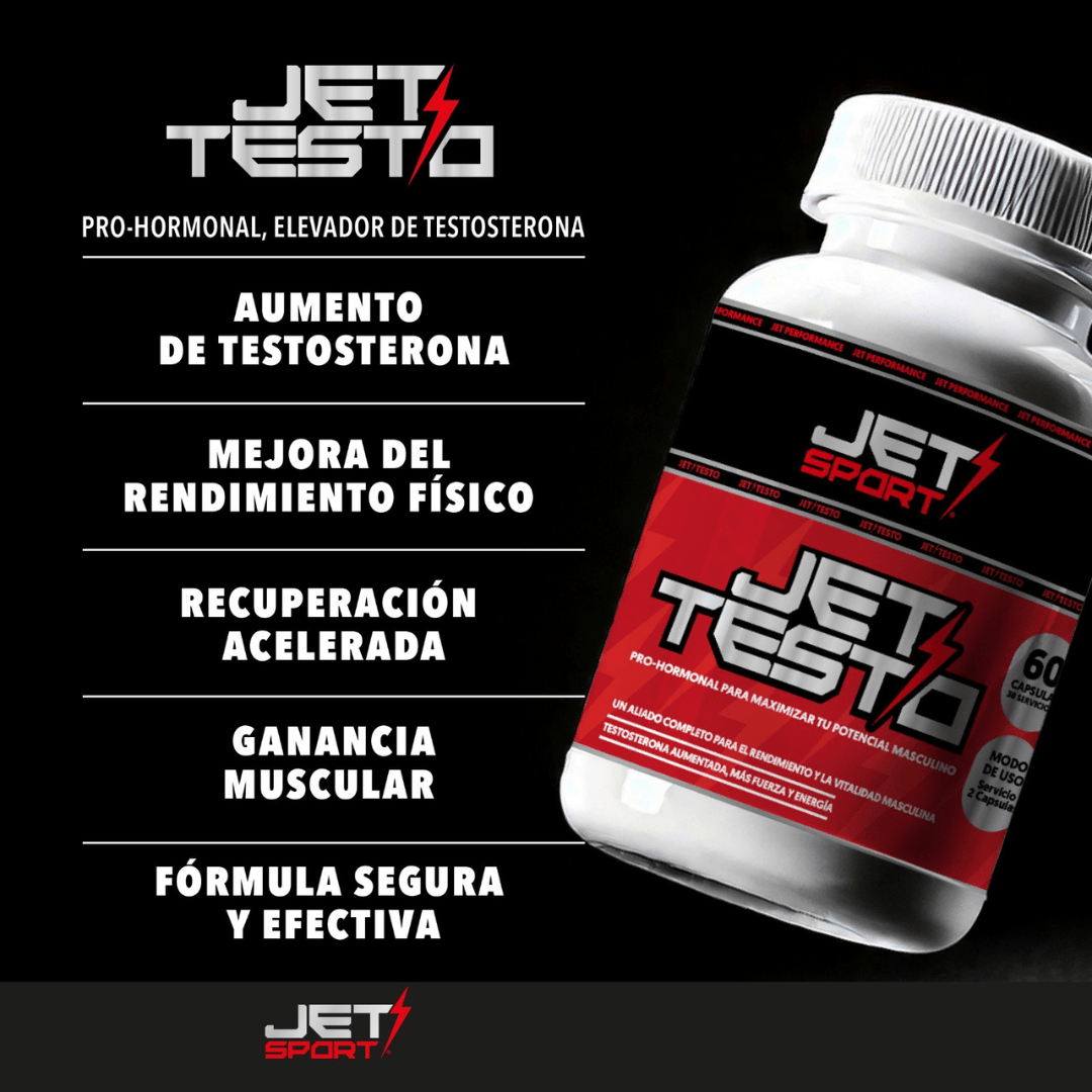 JET TESTO 60 CAPS. (Elevador de Testosterona) - JET PERFORMANCE