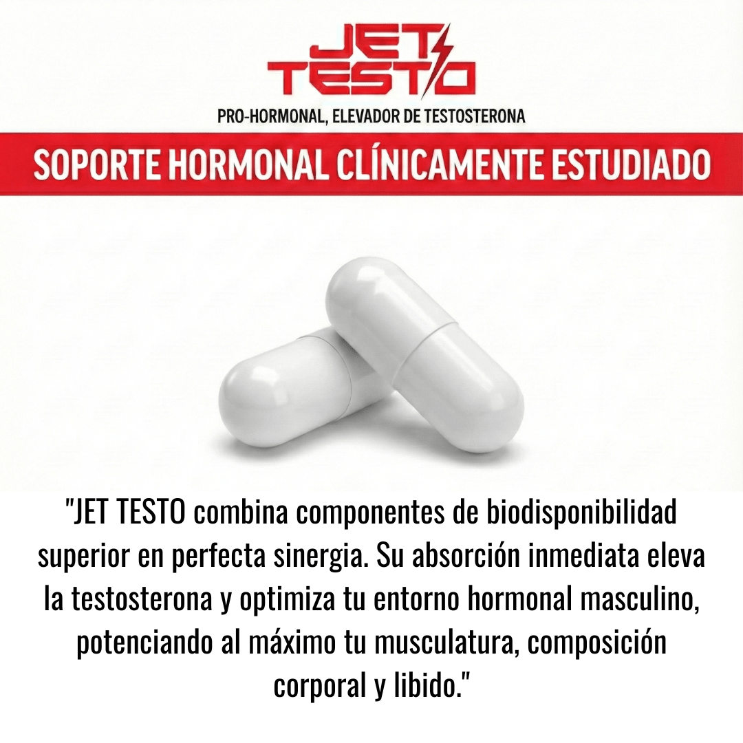 JET TESTO 60 CAPS. (Elevador de Testosterona) - JET PERFORMANCE
