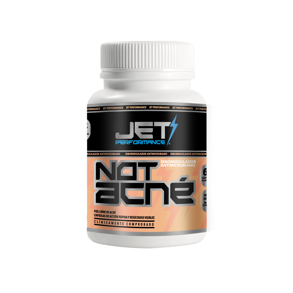 NOT ACNÉ 60 CAPS. (Seborregulador - Antimicrobiano) - JET PERFORMANCE