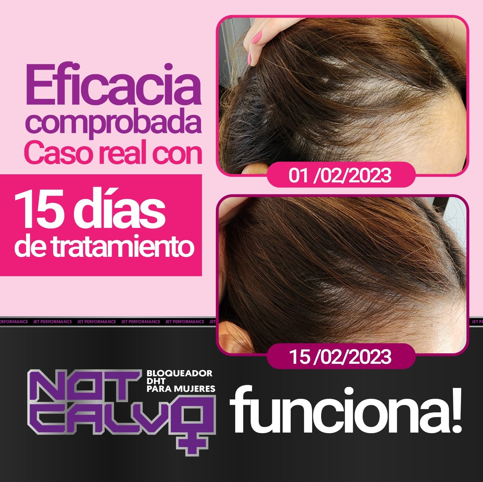 NOT CALVO FEMENINO 60 CAPS. (bloqueador de DHT) - JET PERFORMANCE