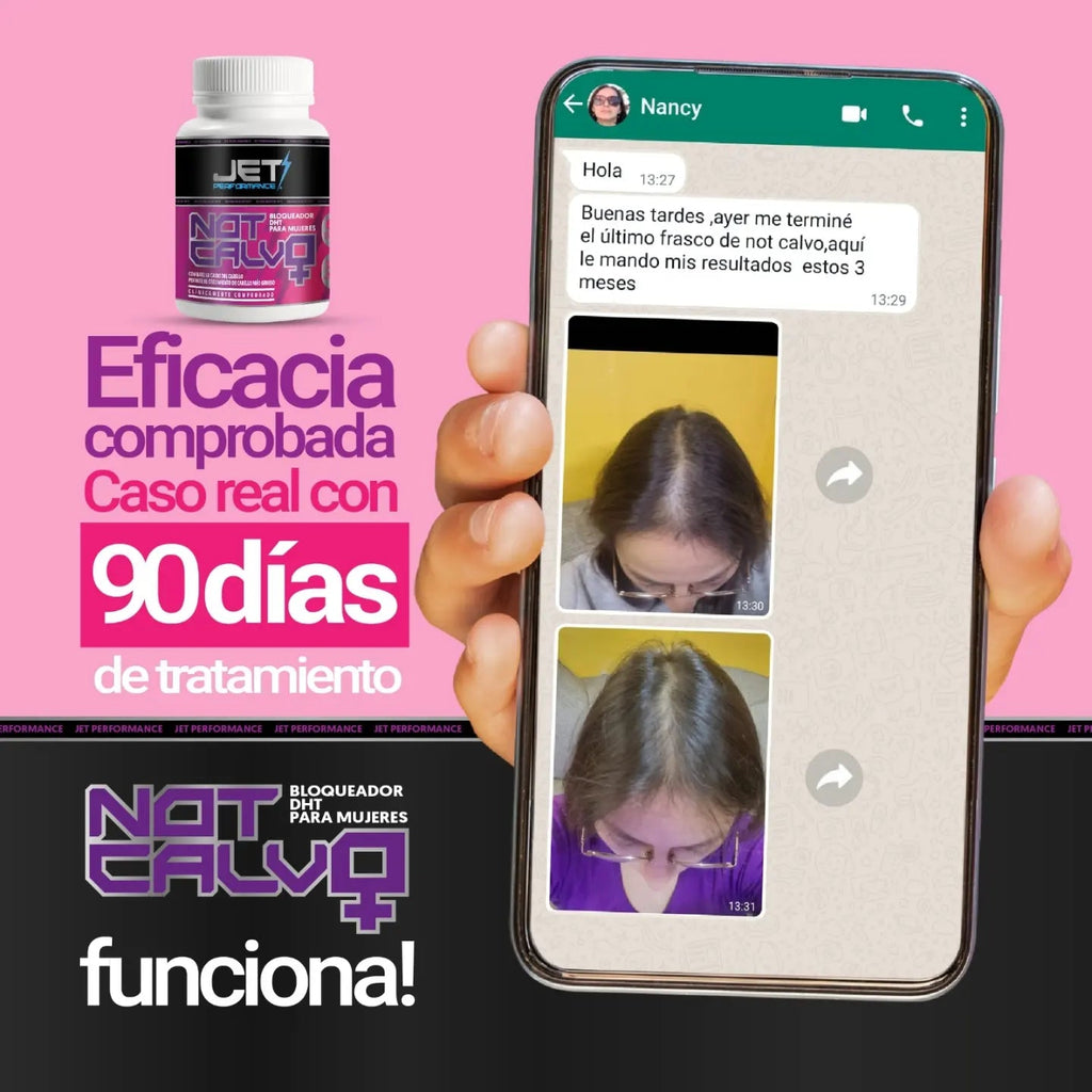 NOT CALVO FEMENINO 60 CAPS. (bloqueador de DHT) - JET PERFORMANCE