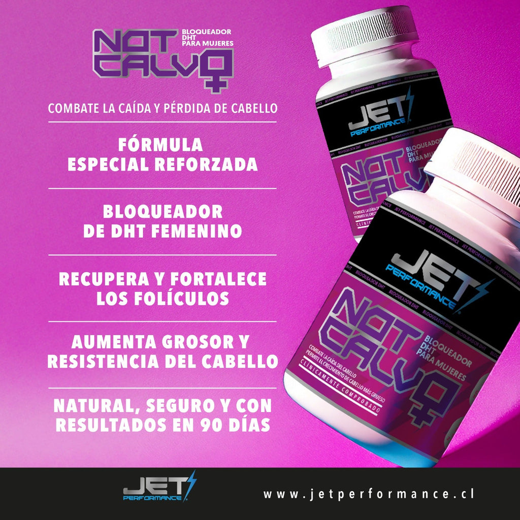 NOT CALVO FEMENINO 60 CAPS. (bloqueador de DHT) - JET PERFORMANCE