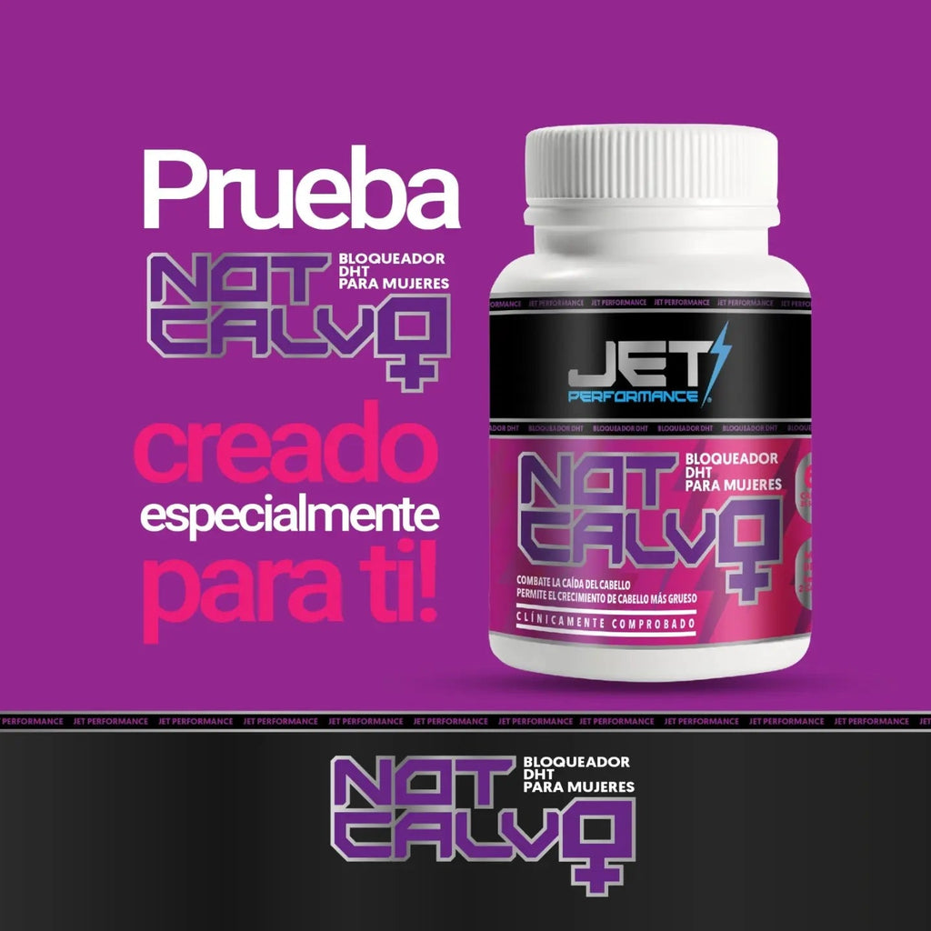NOT CALVO FEMENINO 60 CAPS. (bloqueador de DHT) - JET PERFORMANCE
