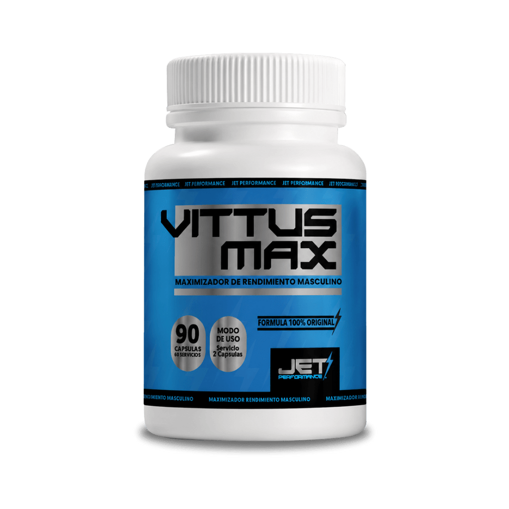 NUEVO VITTUS MAX 90 Cápsulas | Activador de Calibre y Firmeza Máxima - JET PERFORMANCE