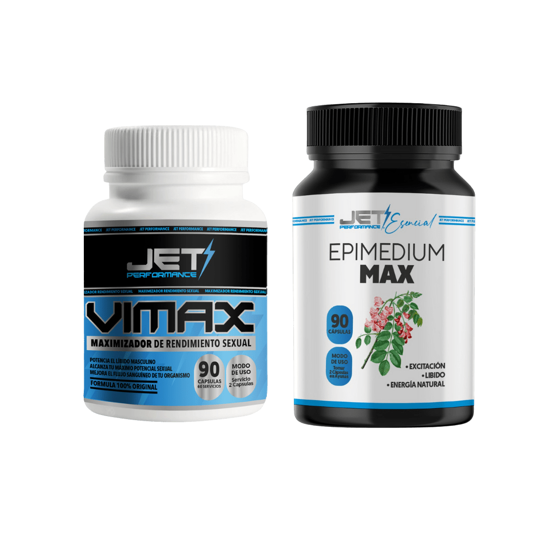 Pack Libido y Potencia x2 / Vimax + Epimedium - JET PERFORMANCE