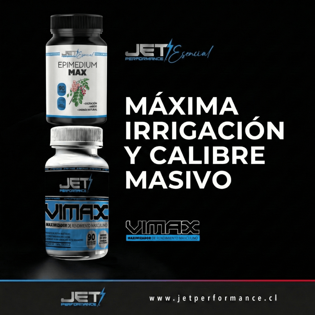 Pack Libido y Potencia x2 / Vimax + Epimedium - JET PERFORMANCE