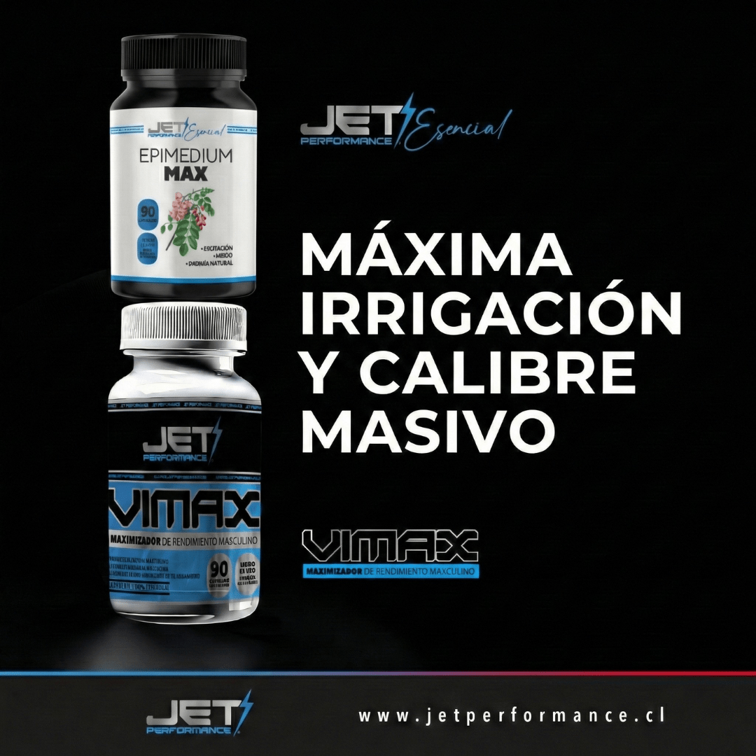 Pack Libido y Potencia x2 / Vimax + Epimedium - JET PERFORMANCE