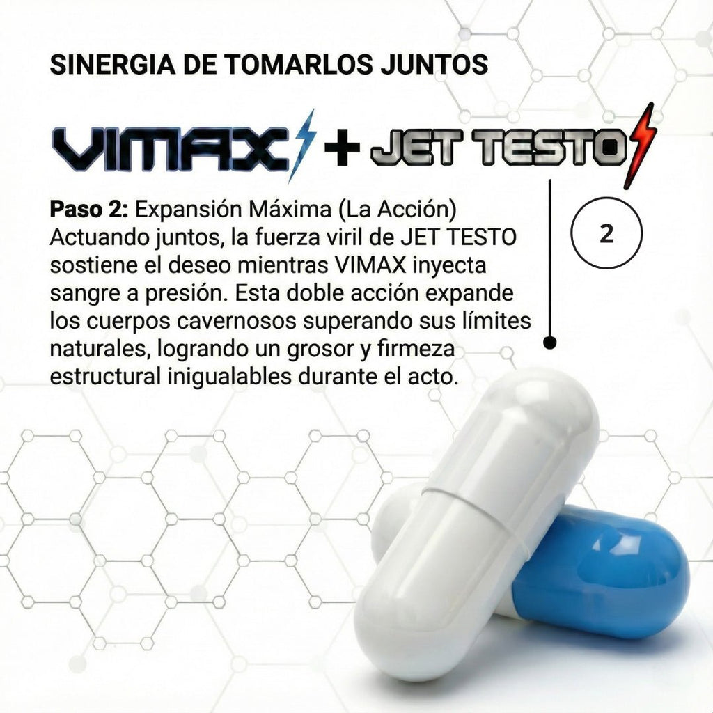 Pack Máxima Potencia – Vimax + Jet Testo - JET PERFORMANCE