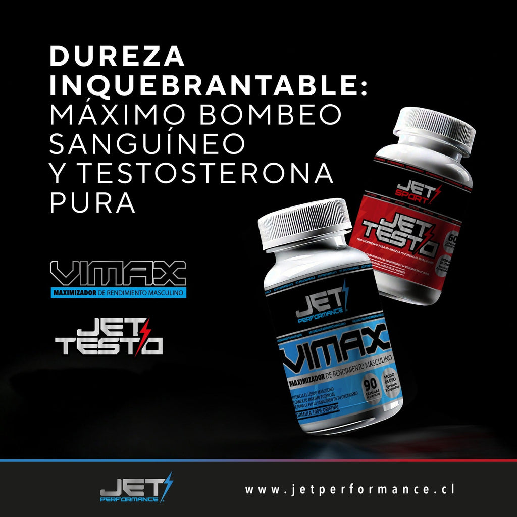 Pack Máxima Potencia – Vimax + Jet Testo - JET PERFORMANCE
