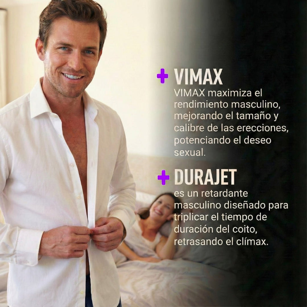 Pack Potencia y Duración – Vimax + DuraJet - JET PERFORMANCE