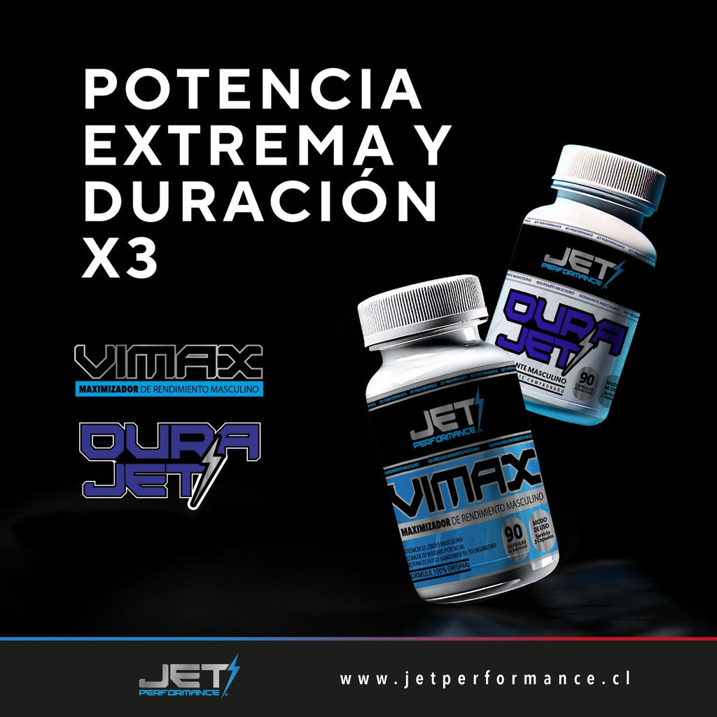 Pack Potencia y Duración – Vimax + DuraJet - JET PERFORMANCE